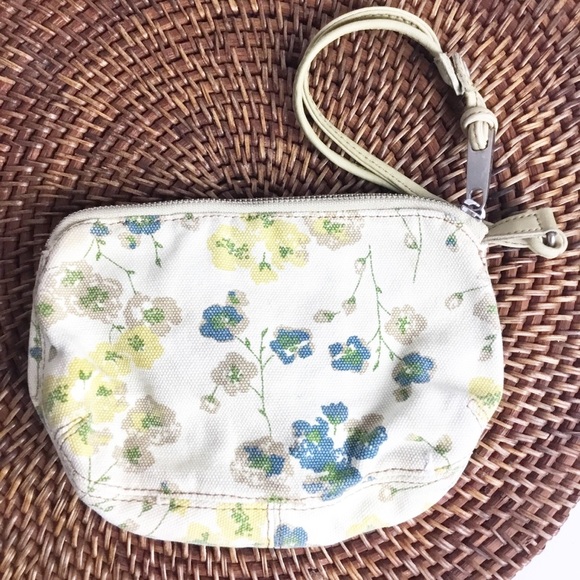 Fossil Floral Wristlet Wallet Bag Floral - Picture 3 of 4